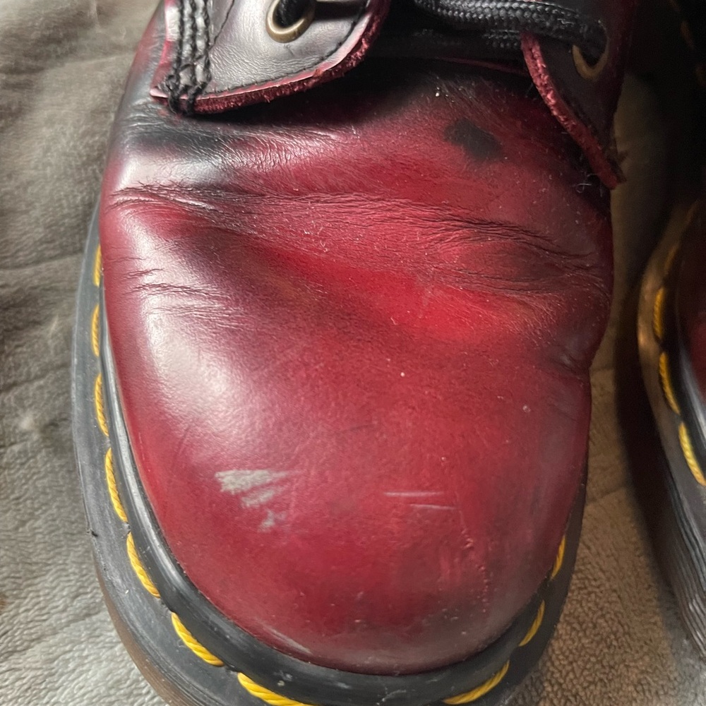 Dr. Martens Oxblood Combat Boots - Picture 2 of 7